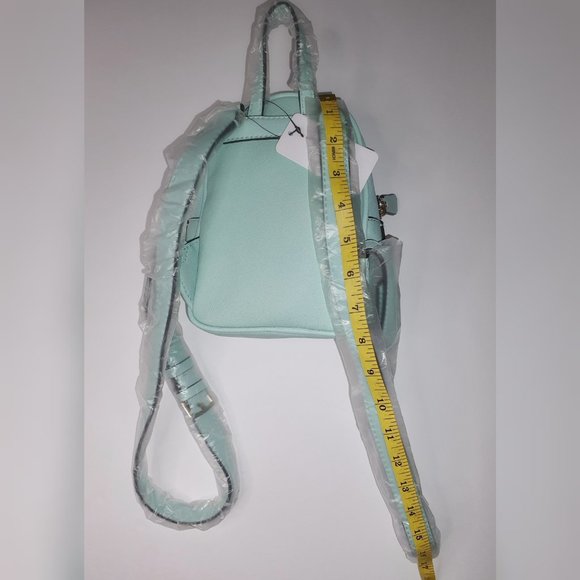 Guess NWT Jori Mini Backpack Blue/Turquoise/ Teal/Aqua - Picture 9 of 13